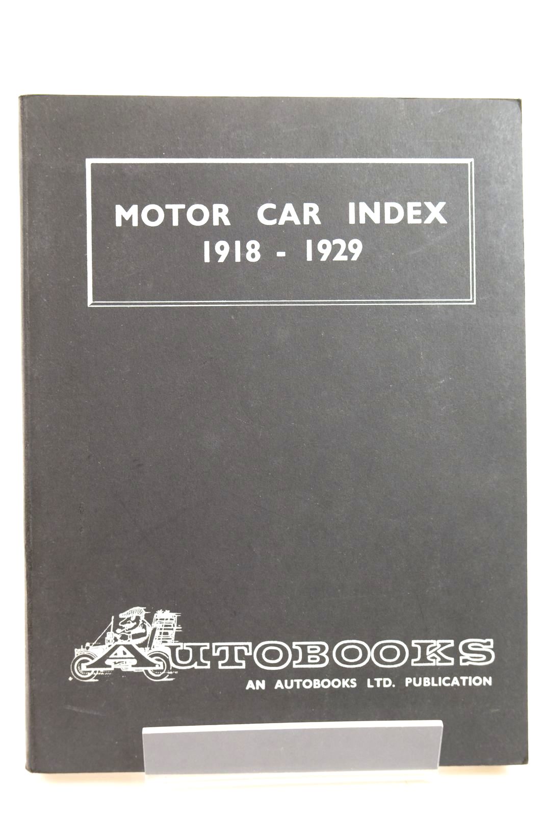 Photo of MOTOR CAR INDEX 1918 - 1929- Stock Number: 2132229