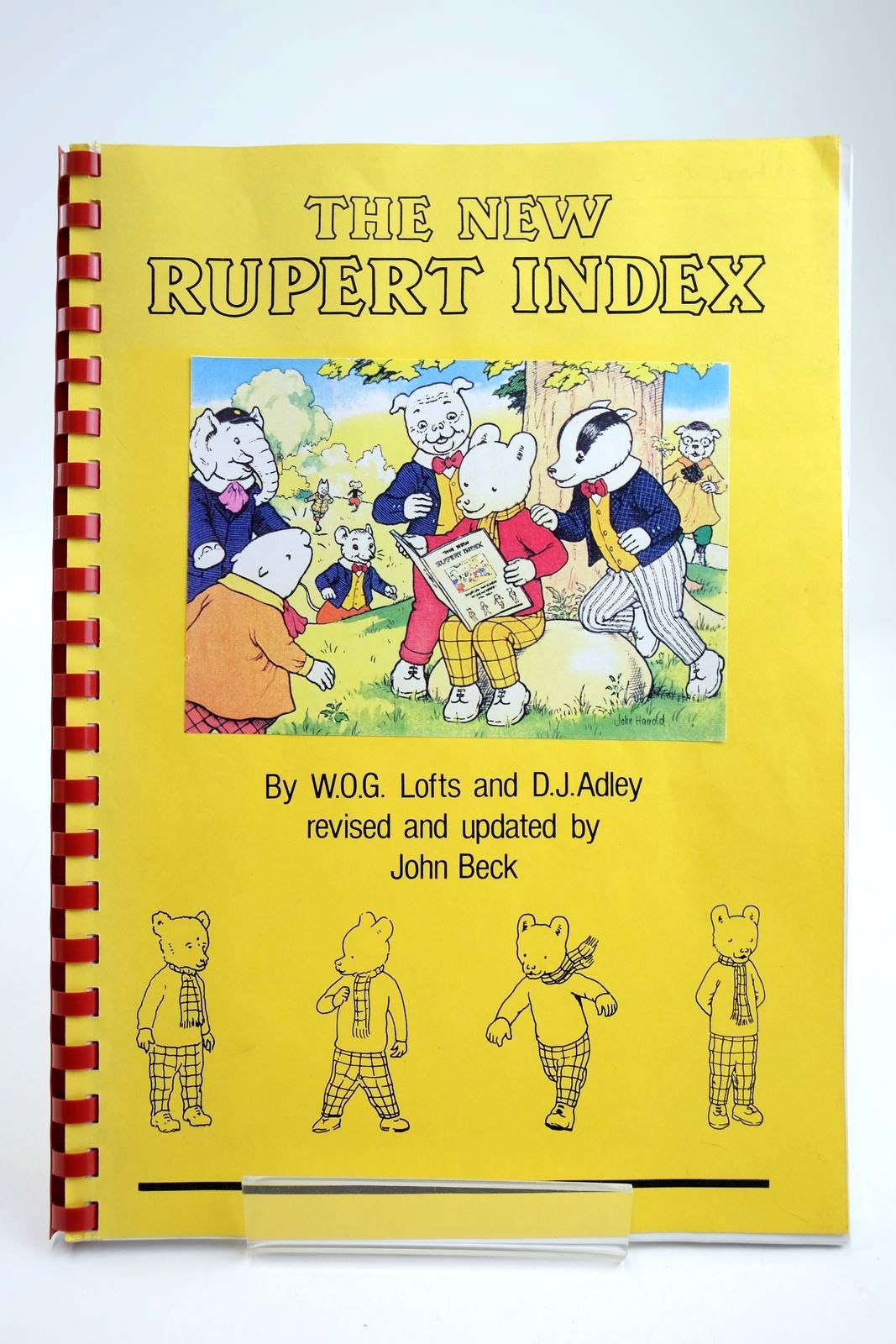 Photo of THE NEW RUPERT INDEX written by Lofts, W.O.G. Adley, D.J. Beck, John published by John Beck (STOCK CODE: 2133880)  for sale by Stella & Rose's Books