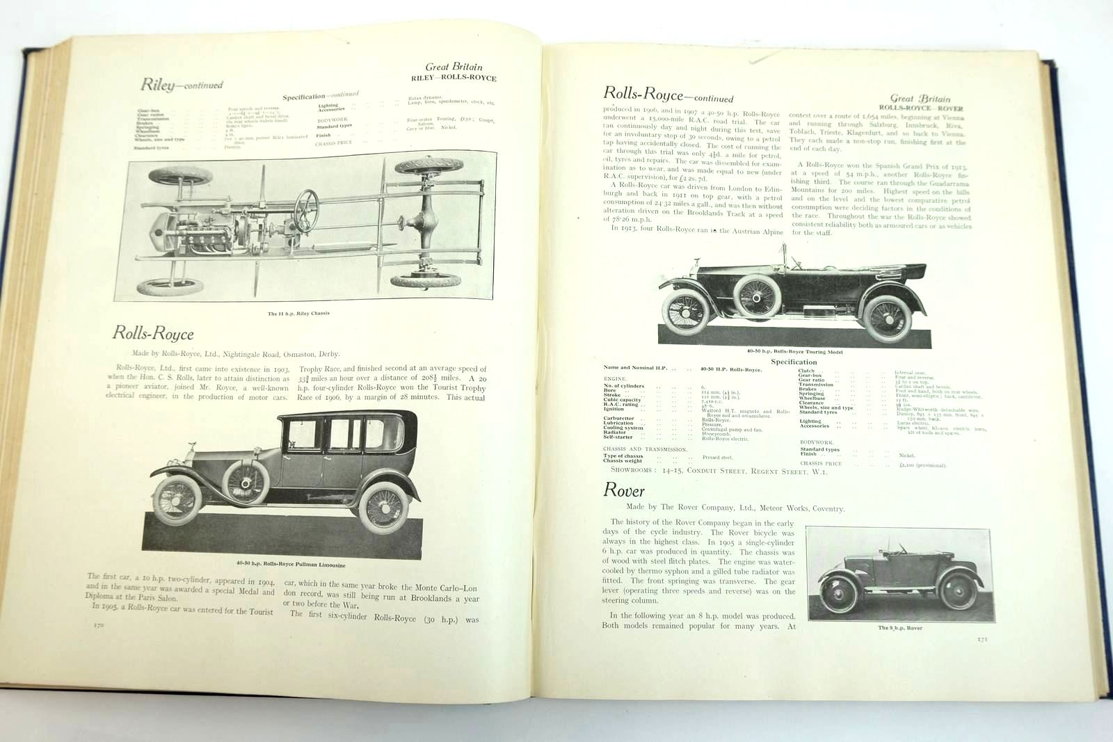 Photo of AUTOMOBILES OF THE WORLD: AN ENCYCLOPAEDIA OF THE CAR 1921 written by De B. Whittaker, W.E.
Barron, P.A. published by The Aeroplane And General Publishing Co. Limited (STOCK CODE: 2133936)  for sale by Stella & Rose's Books