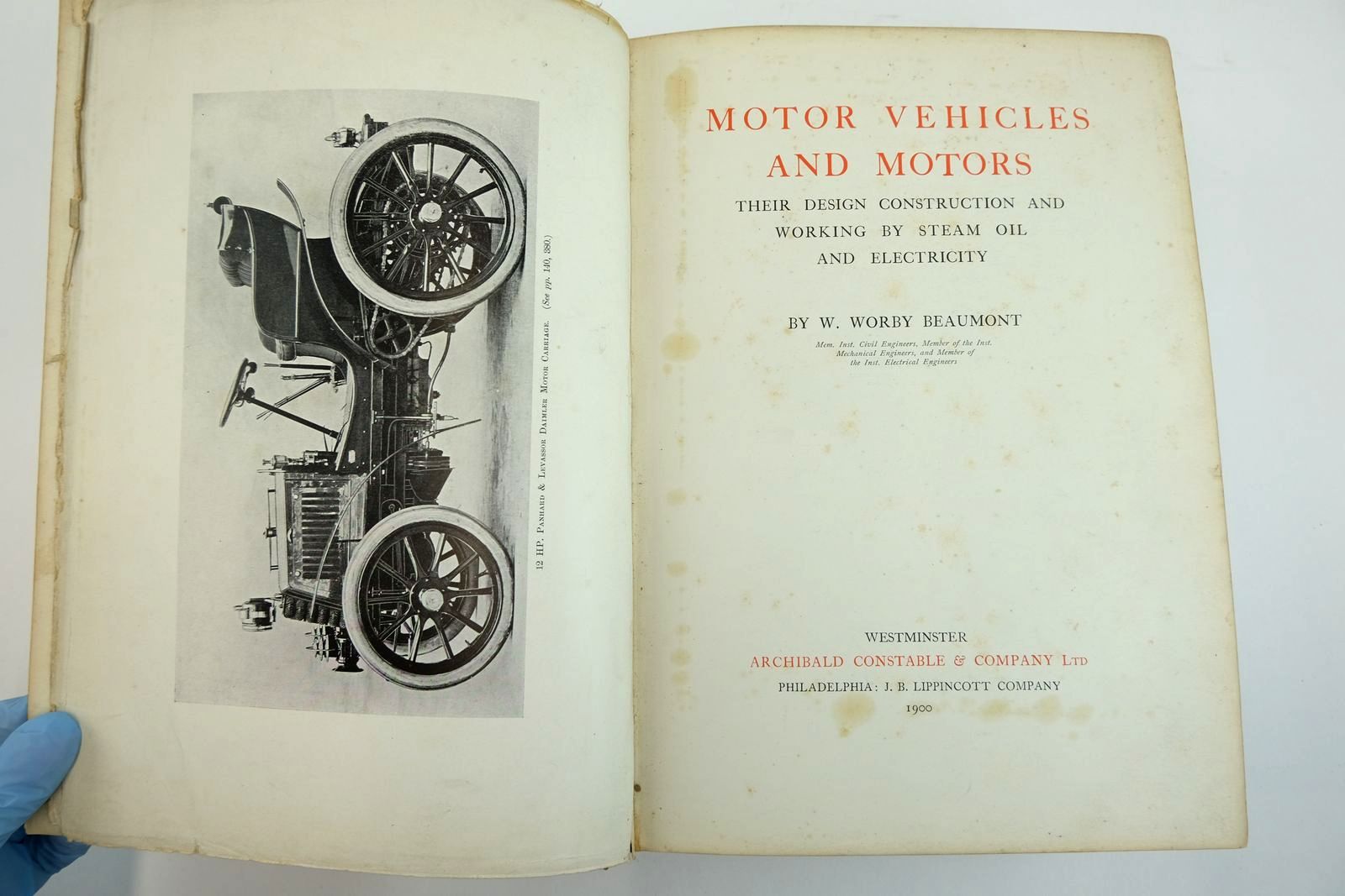 Photo of MOTOR VEHICLES AND MOTORS written by Beaumont, W. Worby published by Archibald Constable & Co. Ltd. (STOCK CODE: 2133939)  for sale by Stella & Rose's Books