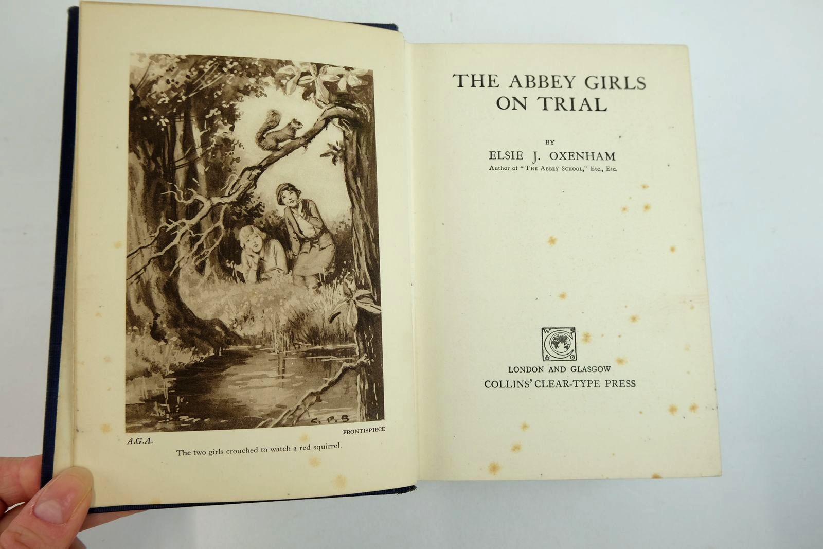 Photo of THE ABBEY GIRLS ON TRIAL written by Oxenham, Elsie J. published by Collins Clear-Type Press (STOCK CODE: 2134318)  for sale by Stella & Rose's Books