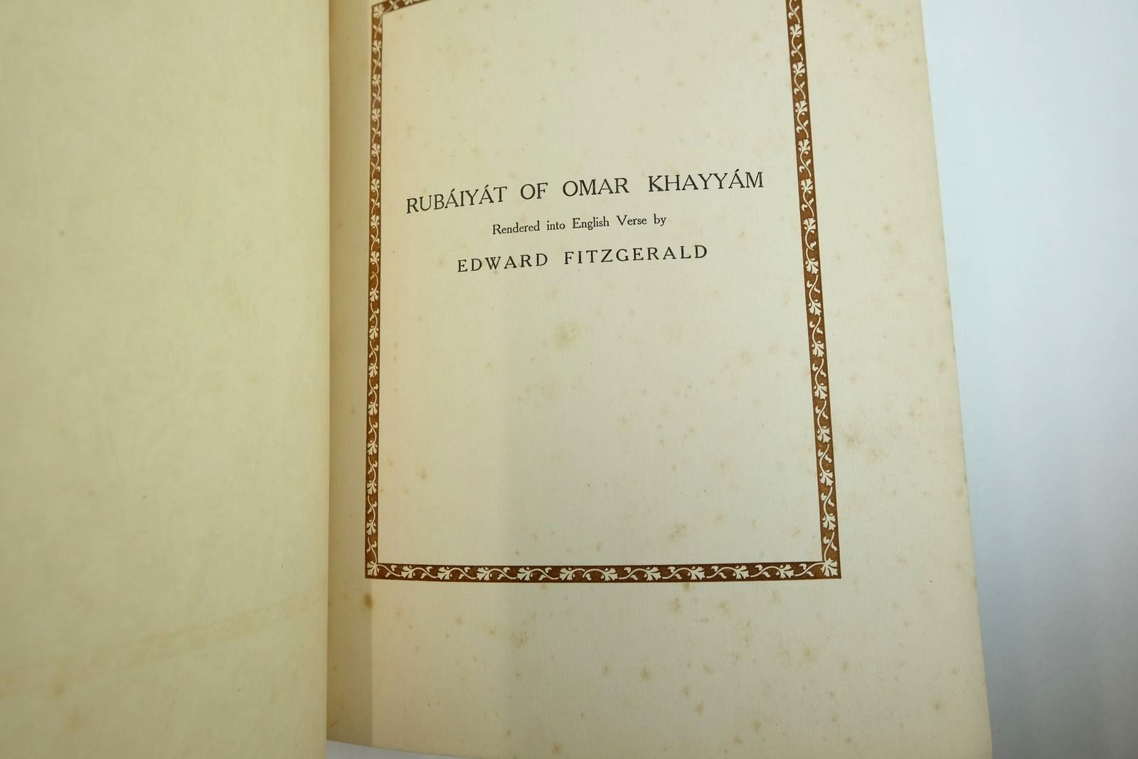 Photo of RUBAIYAT OF OMAR KHAYYAM written by Khayyam, Omar
Fitzgerald, Edward illustrated by Dulac, Edmund published by Hodder & Stoughton (STOCK CODE: 2134321)  for sale by Stella & Rose's Books