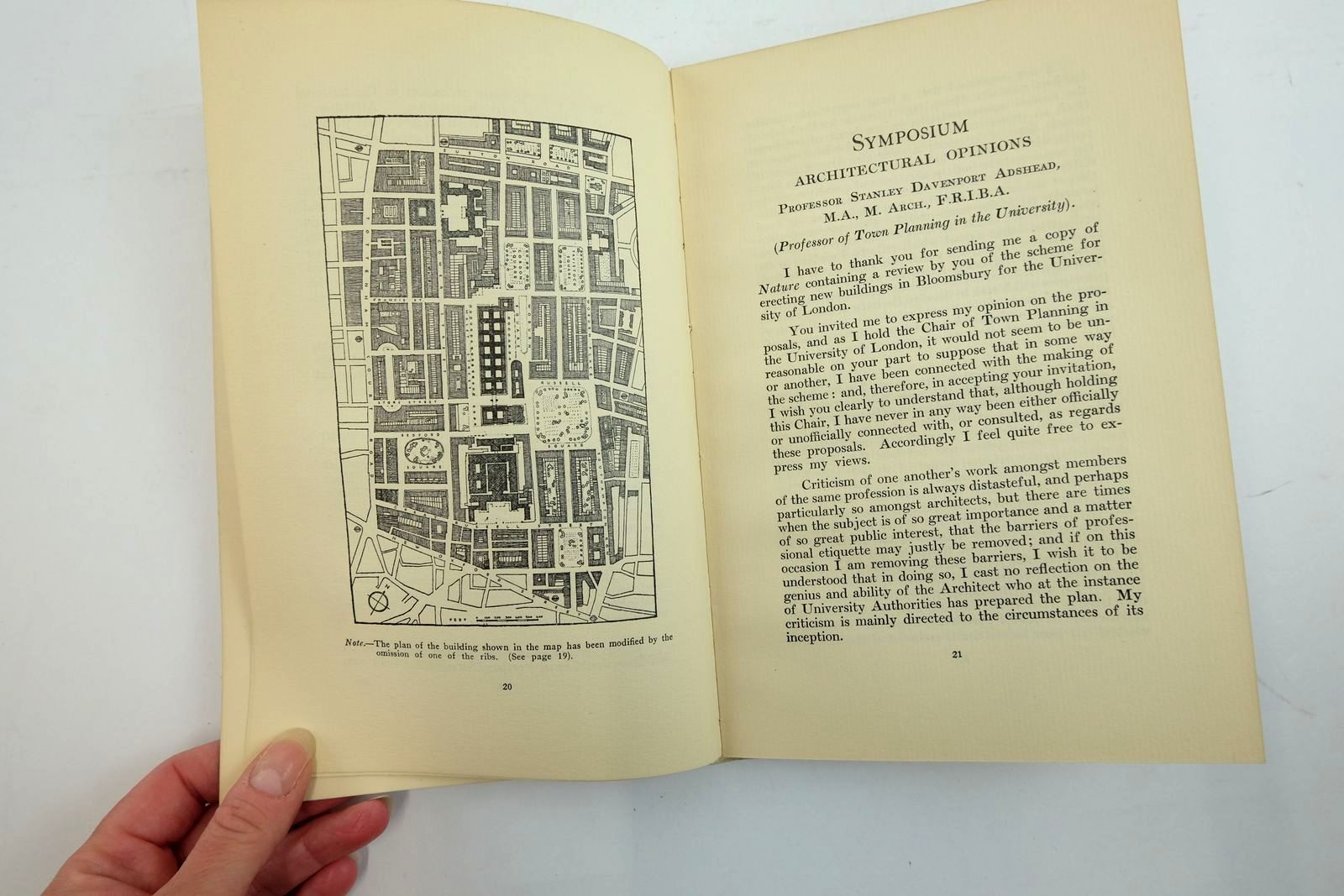 Photo of NEW BUILDINGS FOR THE UNIVERSITY OF LONDON ON THE BLOOMSBURY SITE: A SYMPOSIUM written by Humberstone, Thomas Lloyd published by Dryden Press (STOCK CODE: 2134438)  for sale by Stella & Rose's Books