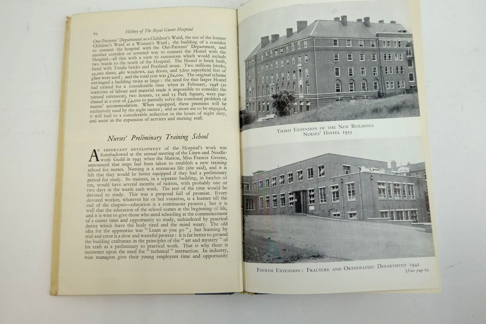 Photo of HISTORY OF THE ROYAL GWENT HOSPITAL 1839-1948 written by Jones, Thomas Baker
Collins, W.J. Townsend published by R.H. Johns (STOCK CODE: 2134442)  for sale by Stella & Rose's Books