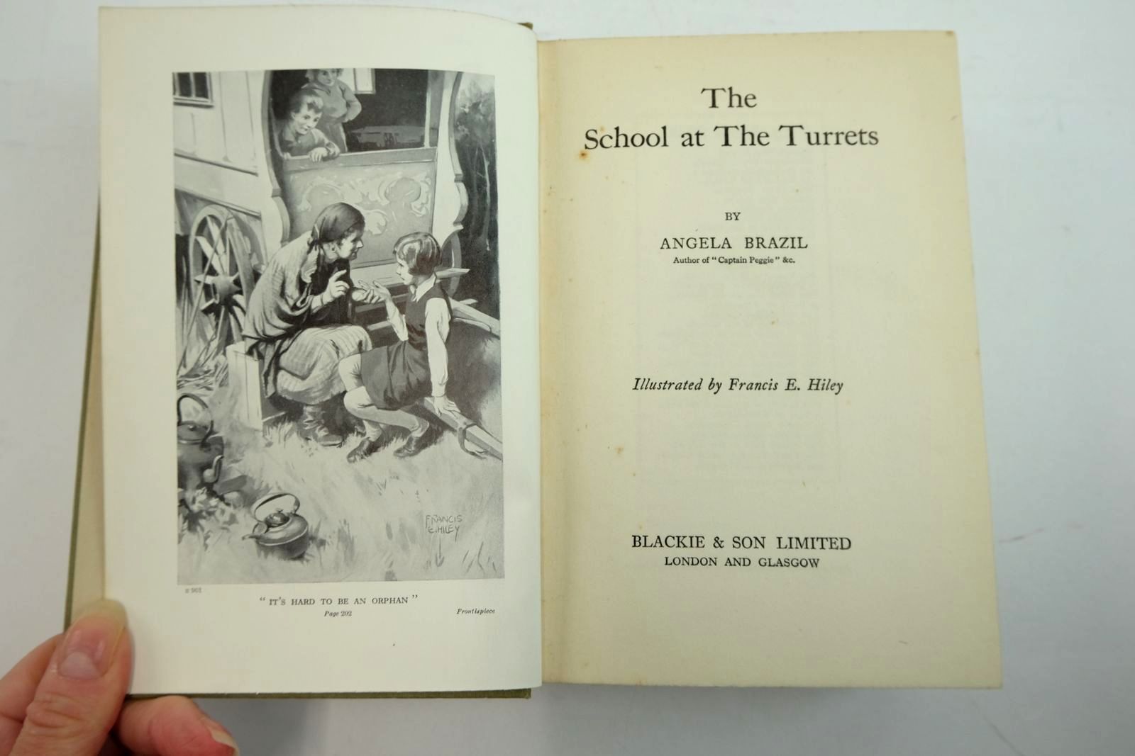 Photo of THE SCHOOL AT THE TURRETS written by Brazil, Angela illustrated by Hiley, Francis E. published by Blackie & Son Ltd. (STOCK CODE: 2134451)  for sale by Stella & Rose's Books