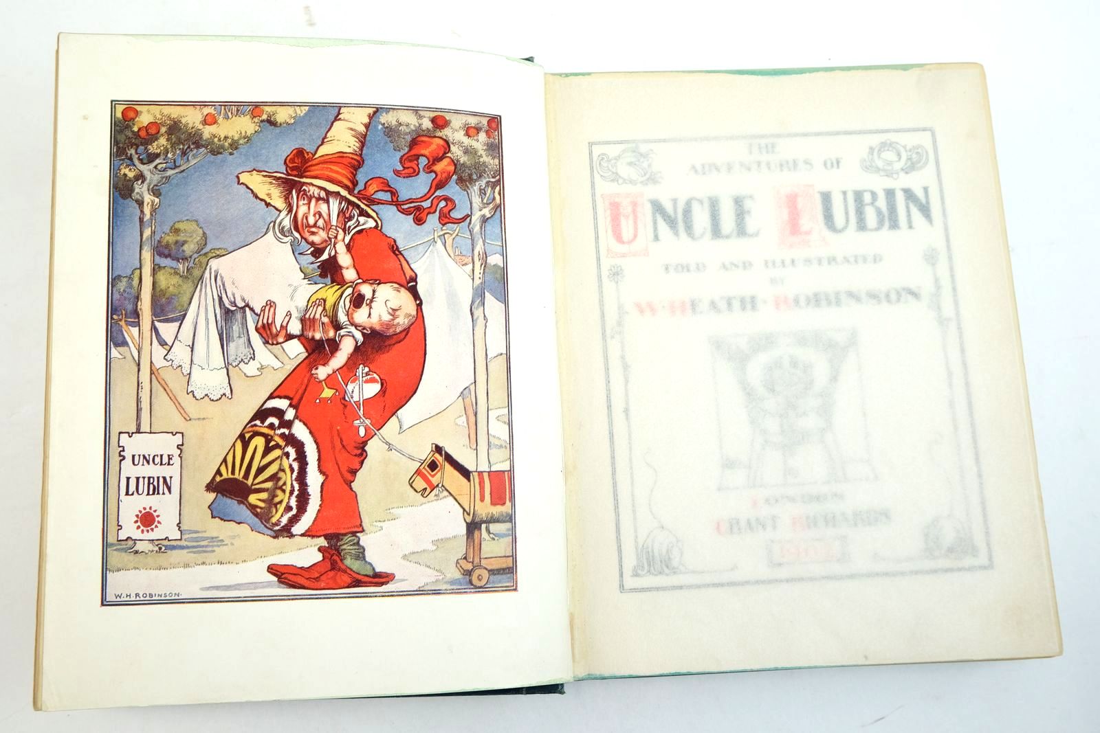 Photo of THE ADVENTURES OF UNCLE LUBIN written by Robinson, W. Heath illustrated by Robinson, W. Heath published by Grant Richards (STOCK CODE: 2134631)  for sale by Stella & Rose's Books