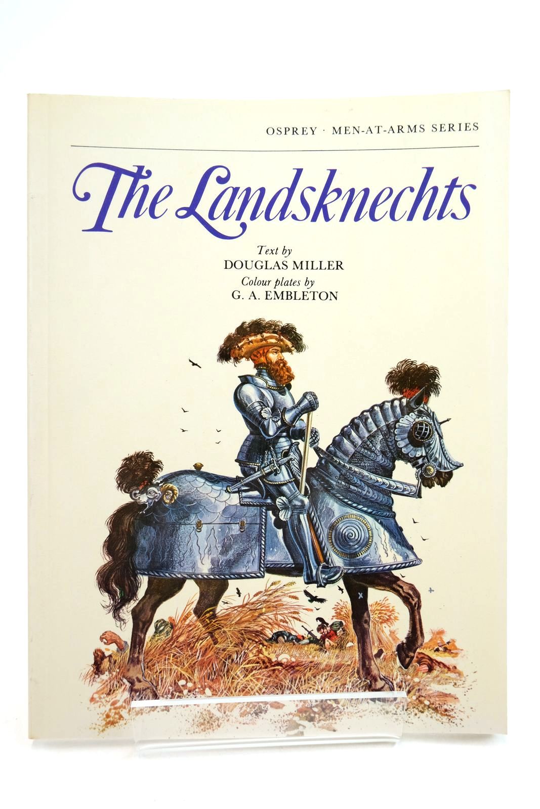 Photo of THE LANDSKNECHTS (MEN-AT-ARMS) written by Miller, Douglas illustrated by Embleton, G.A. published by Osprey Publishing (STOCK CODE: 2134741)  for sale by Stella & Rose's Books