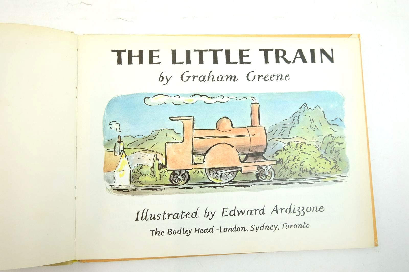 Photo of THE LITTLE TRAIN written by Greene, Graham illustrated by Ardizzone, Edward published by The Bodley Head (STOCK CODE: 2134786)  for sale by Stella & Rose's Books