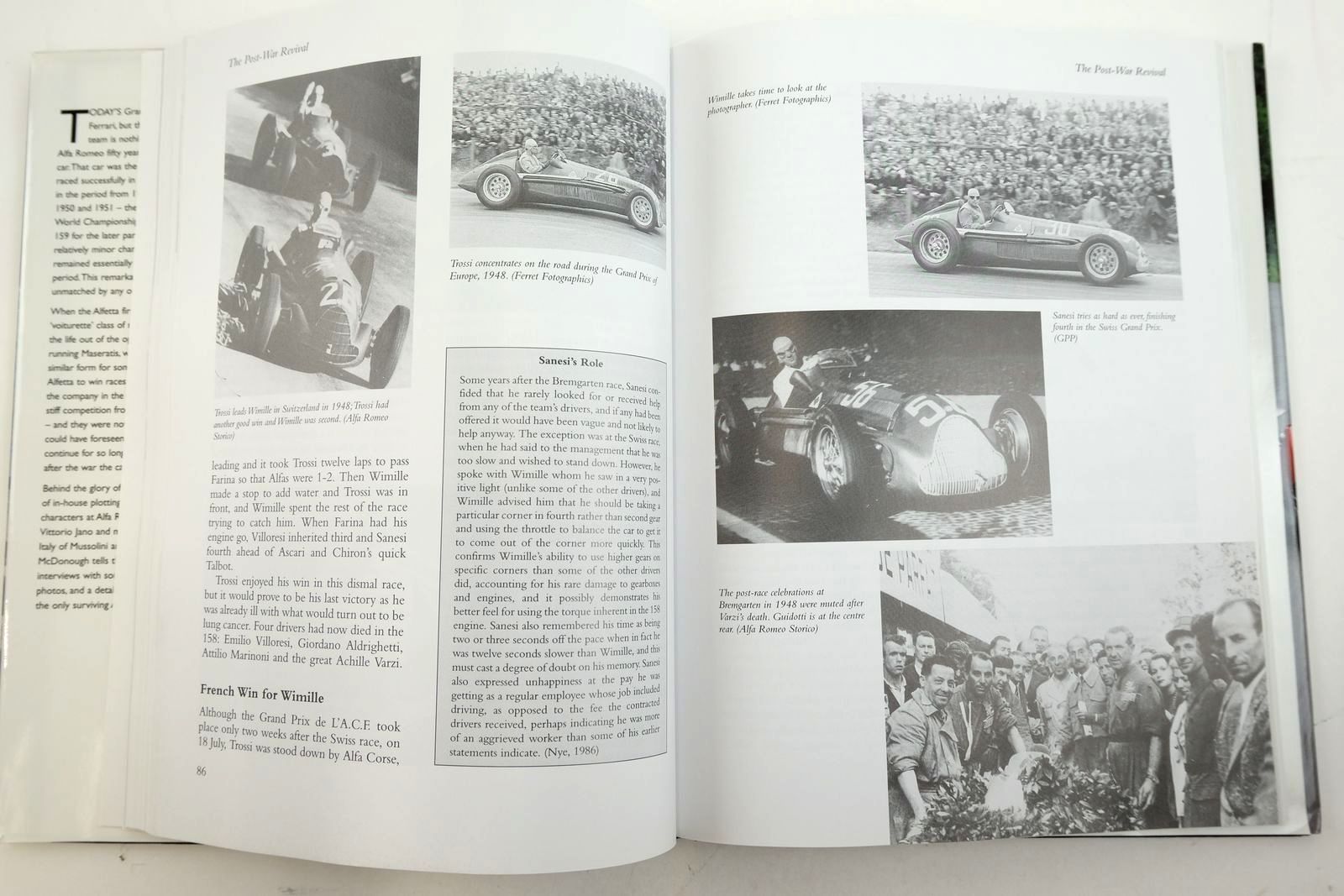 Photo of ALFETTA: THE ALFA ROMEO 158/159 GRAND PRIX CAR written by McDonough, Ed. published by The Crowood Press (STOCK CODE: 2135128)  for sale by Stella & Rose's Books