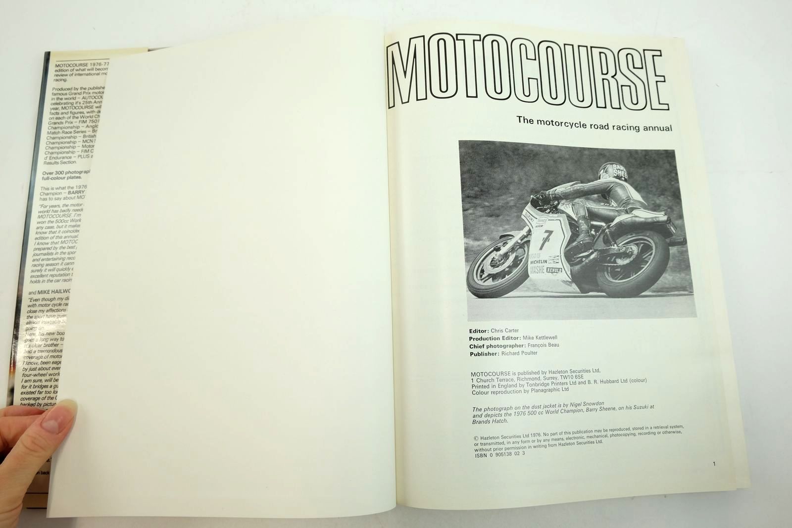 Photo of MOTOCOURSE 1976-77 published by Hazleton Publishing (STOCK CODE: 2135146)  for sale by Stella & Rose's Books