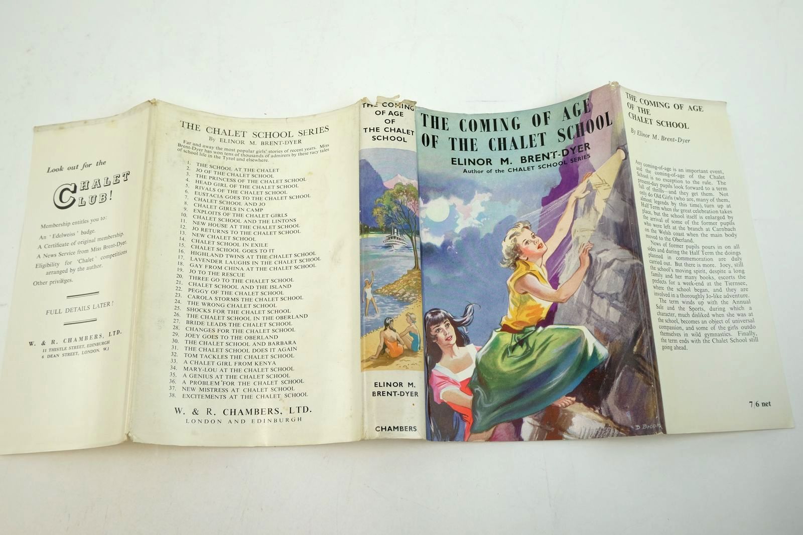 Photo of THE COMING OF AGE OF THE CHALET SCHOOL written by Brent-Dyer, Elinor M. illustrated by Brook, D. published by W. & R. Chambers Limited (STOCK CODE: 2135311)  for sale by Stella & Rose's Books