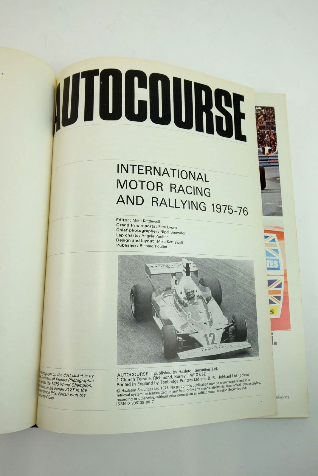 Photo of AUTOCOURSE 1975-76 written by Kettlewell, Mike published by Hazleton Securities (STOCK CODE: 2135508)  for sale by Stella & Rose's Books