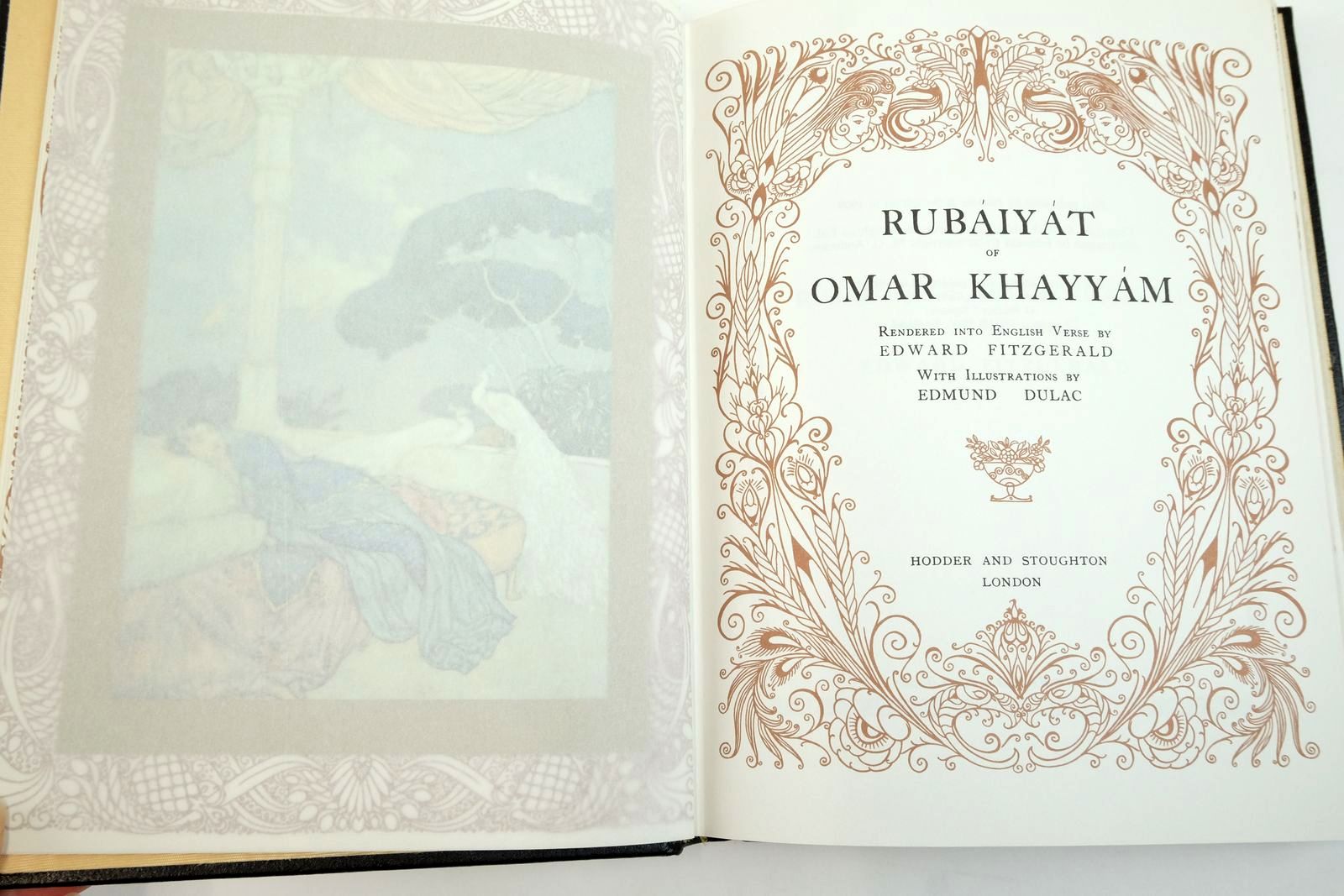 Photo of RUBAIYAT OF OMAR KHAYYAM written by Khayyam, Omar
Fitzgerald, Edward illustrated by Dulac, Edmund published by Hodder & Stoughton (STOCK CODE: 2135909)  for sale by Stella & Rose's Books