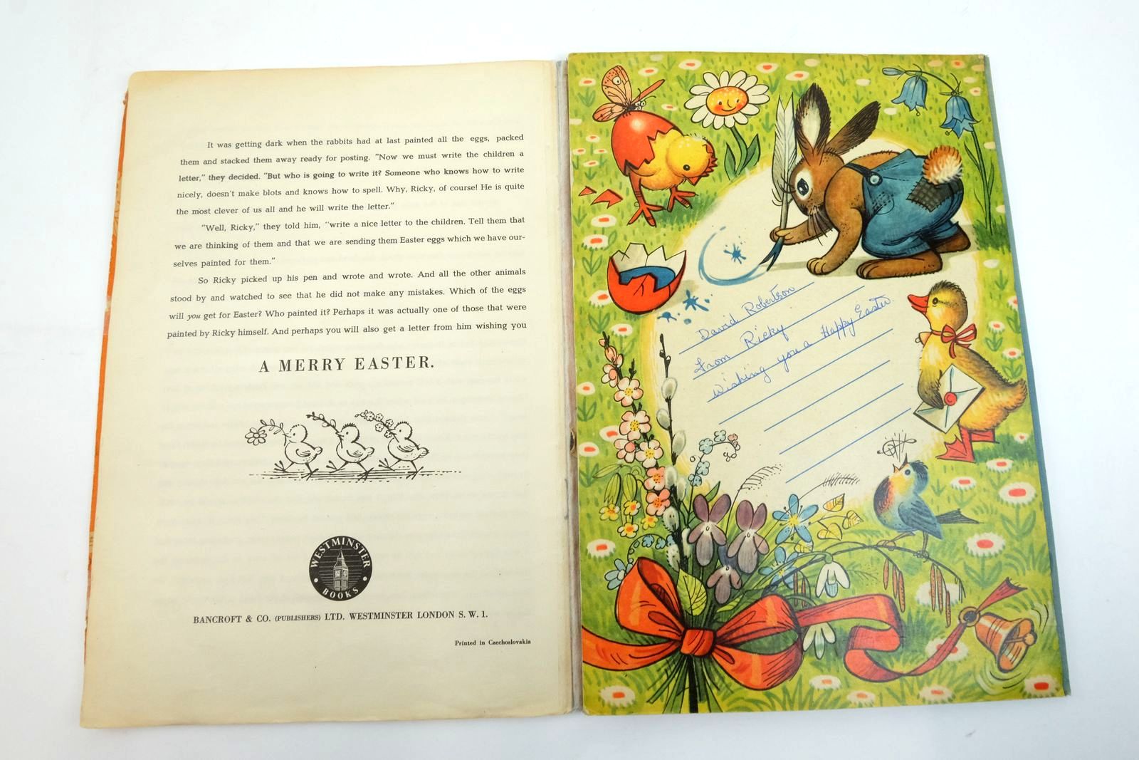 Photo of RICKY THE RABBIT illustrated by Kubasta, Vojtech published by Bancroft & Co.(Publishers) Ltd. (STOCK CODE: 2136061)  for sale by Stella & Rose's Books