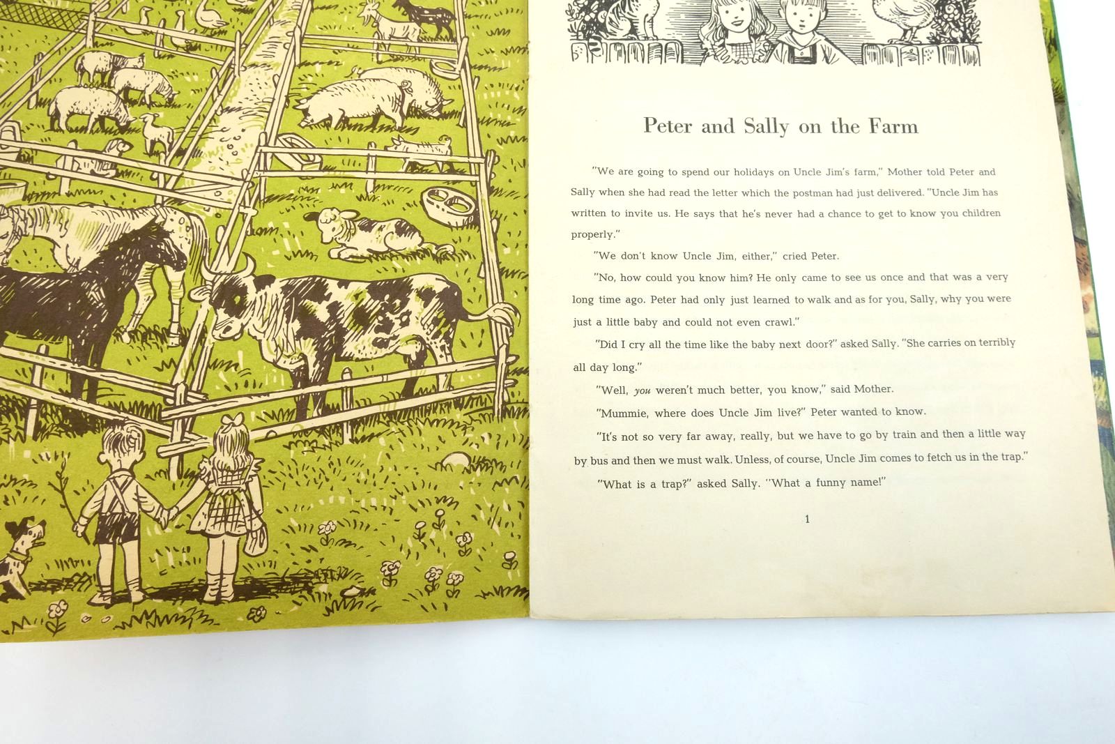 Photo of PETER AND SALLY ON THE FARM illustrated by Kubasta, Vojtech published by Bancroft & Co.(Publishers) Ltd. (STOCK CODE: 2136064)  for sale by Stella & Rose's Books