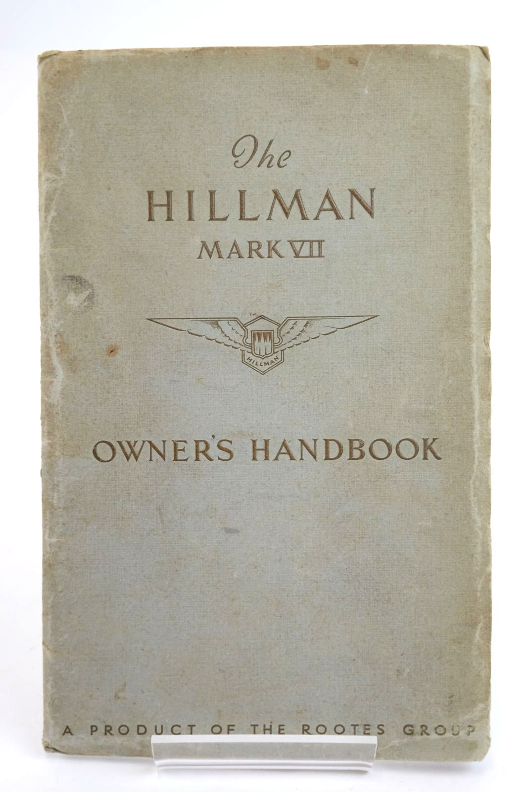 Photo of OWNER'S HANDBOOK FOR THE HILLMAN MARK VII- Stock Number: 2136071