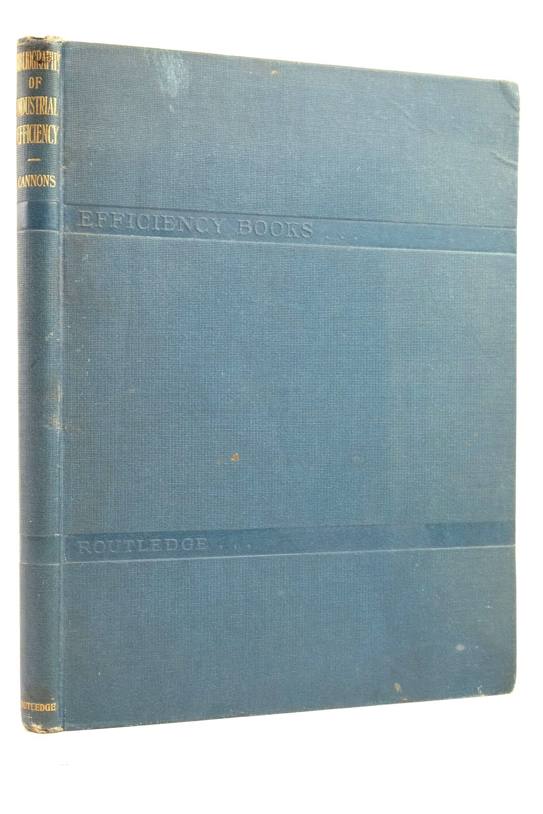 Photo of BIBLIOGRAPHY OF INDUSTRIAL EFFICIENCY AND FACTORY MANAGEMENT (BOOKS, MAGAZINE ARTICLES, ETC.) written by Canons, H.G.T. published by George Routledge &amp; Sons Ltd. (STOCK CODE: 2136072)  for sale by Stella & Rose's Books