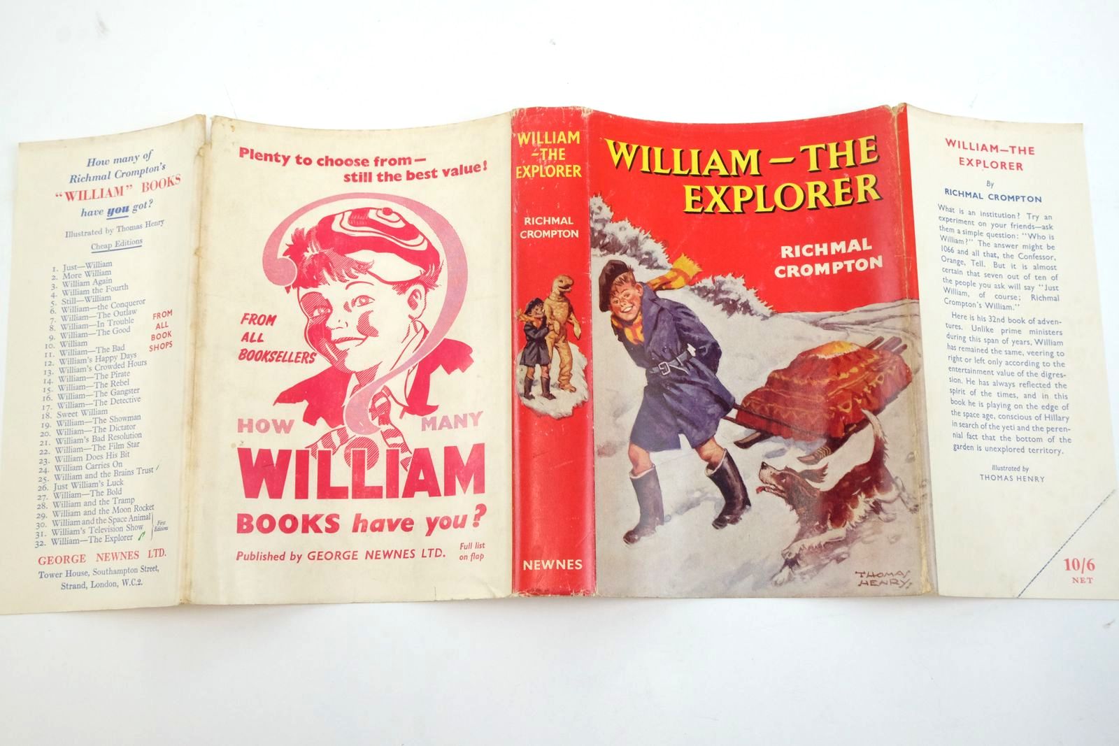 Photo of WILLIAM THE EXPLORER written by Crompton, Richmal illustrated by Henry, Thomas published by George Newnes (STOCK CODE: 2136091)  for sale by Stella & Rose's Books