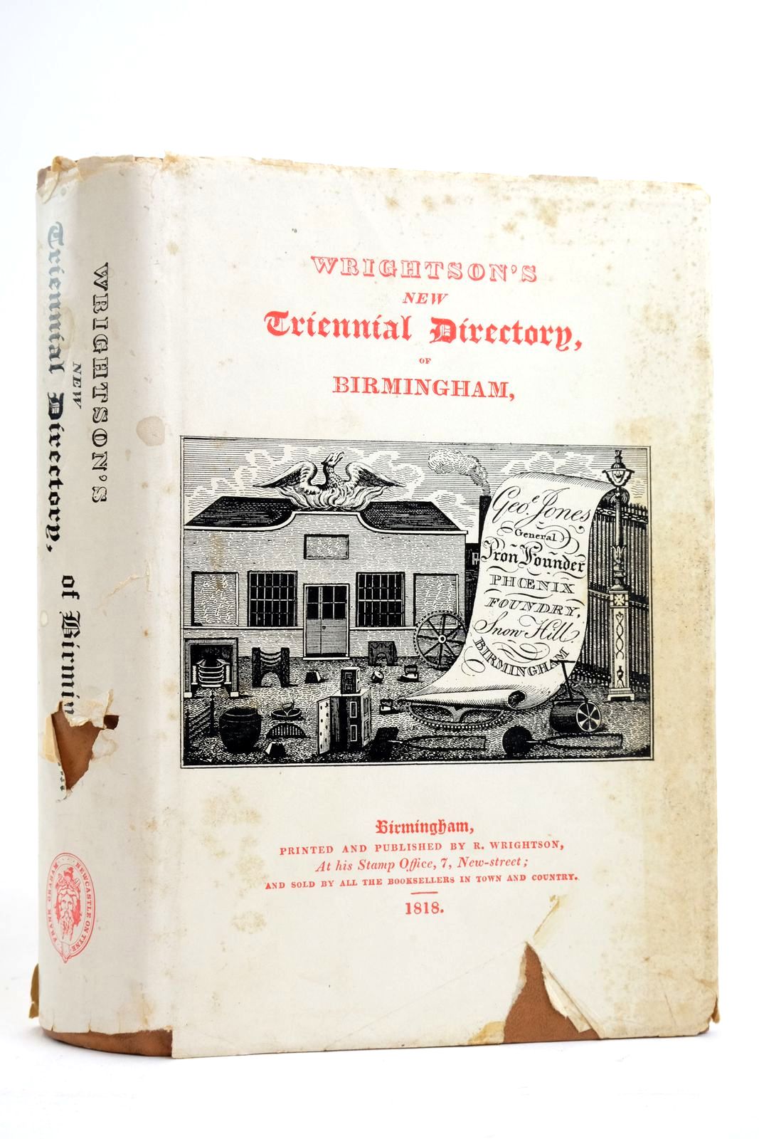 Photo of WRIGHTON'S NEW TRIENNIAL DIRECTORY OF BIRMINGHAM 1818 published by Frank Graham (STOCK CODE: 2136093)  for sale by Stella & Rose's Books