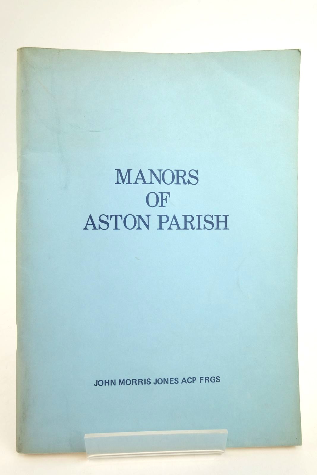 Photo of MANORS OF ASTON PARISH written by Jones, John Morris published by City Of Birmingham Education Department (STOCK CODE: 2136385)  for sale by Stella & Rose's Books