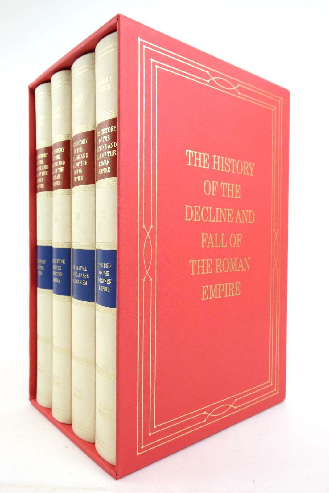 Photo of THE HISTORY OF THE DECLINE AND FALL OF THE ROMAN EMPIRE (VOLUMES I-IV)- Stock Number: 2136599