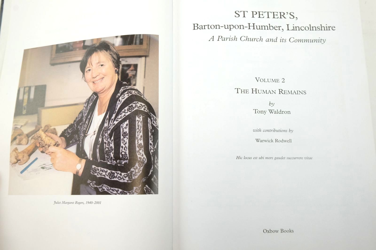 Photo of ST PETER'S, BARTON-UPON-HUMBER, LINCOLNSHIRE: A PARISH CHURCH AND ITS COMMUNITY VOLUME 2 written by Waldron, Tony published by Oxbow Books (STOCK CODE: 2136657)  for sale by Stella & Rose's Books