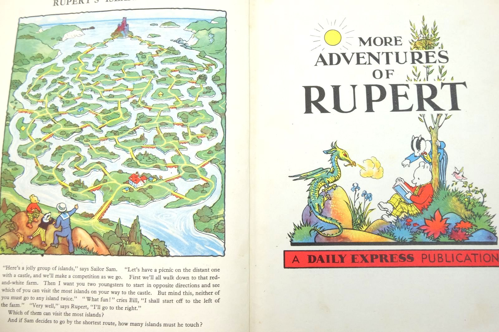 Photo of RUPERT ANNUAL 1947 - MORE ADVENTURES OF RUPERT written by Bestall, Alfred illustrated by Bestall, Alfred published by Daily Express (STOCK CODE: 2136723)  for sale by Stella & Rose's Books