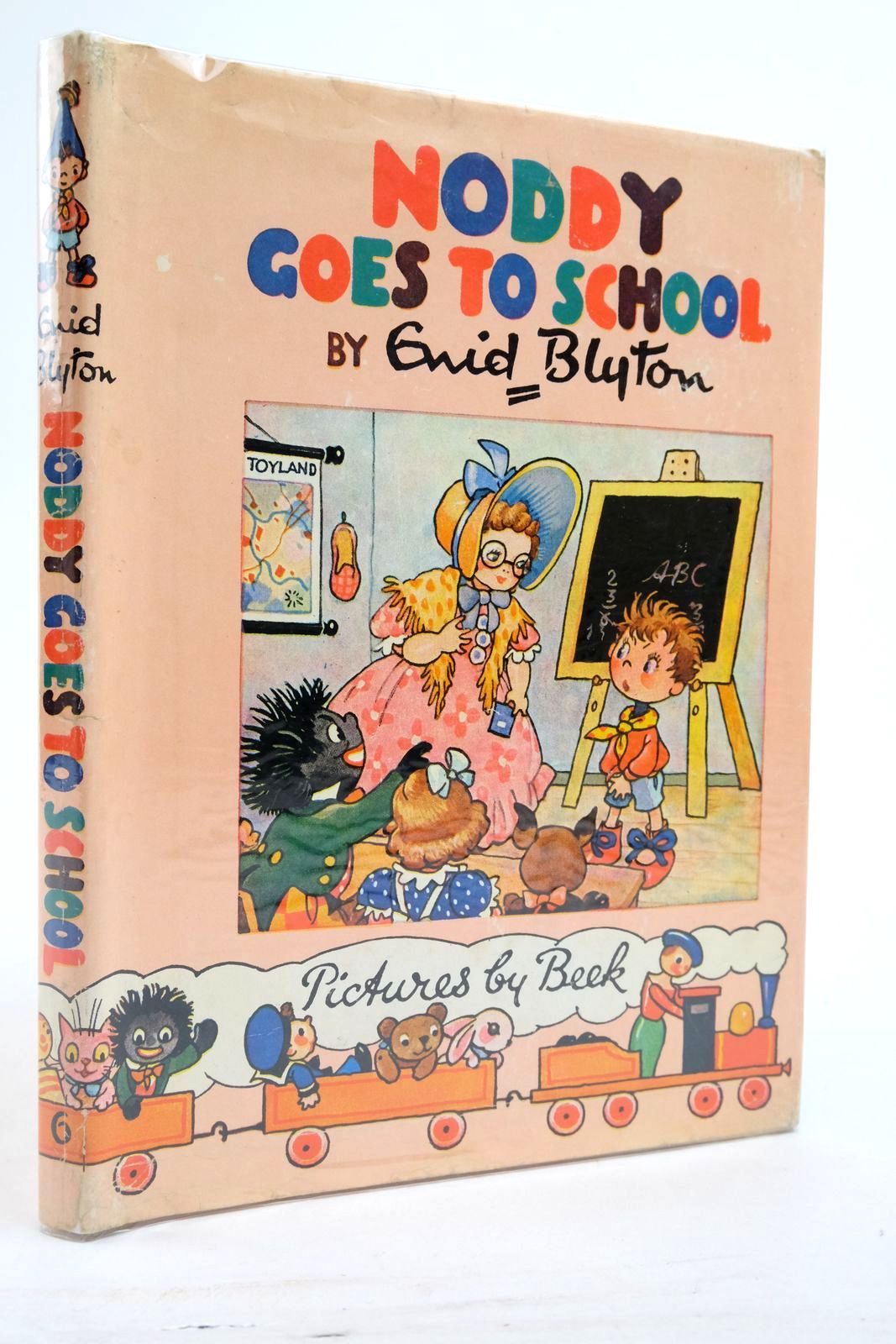 Photo of NODDY GOES TO SCHOOL written by Blyton, Enid illustrated by Beek,  published by Sampson Low, Marston &amp; Co. Ltd., D.V. Publications Ltd. (STOCK CODE: 2136962)  for sale by Stella & Rose's Books