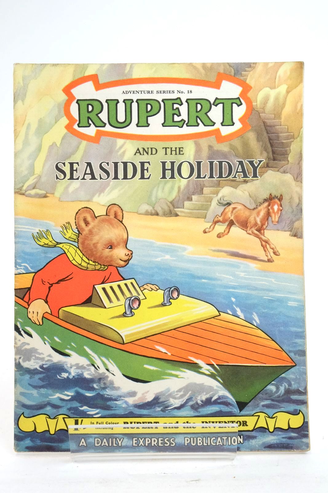 Photo of RUPERT ADVENTURE SERIES No. 18 - RUPERT AND THE SEASIDE HOLIDAY written by Bestall, Alfred illustrated by Bestall, Alfred published by Daily Express (STOCK CODE: 2136973)  for sale by Stella & Rose's Books