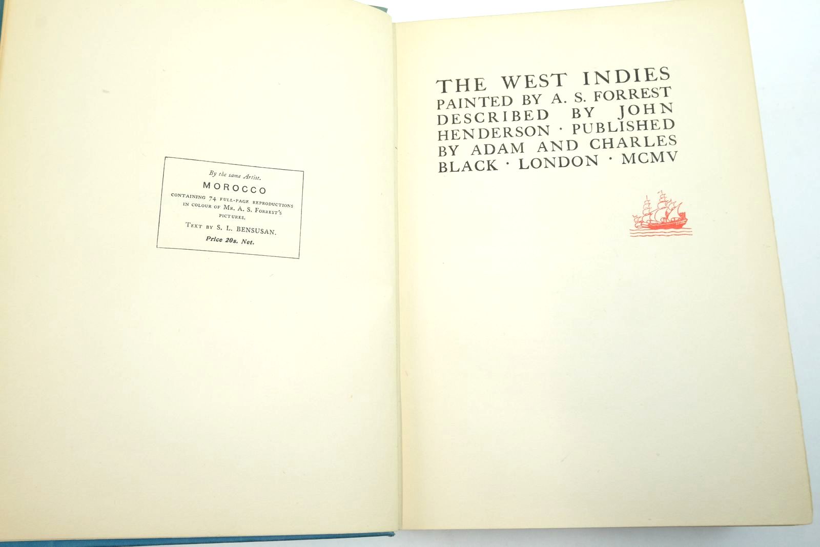 Photo of THE WEST INDIES written by Henderson, John illustrated by Forrest, A.S. published by Adam & Charles Black (STOCK CODE: 2137139)  for sale by Stella & Rose's Books