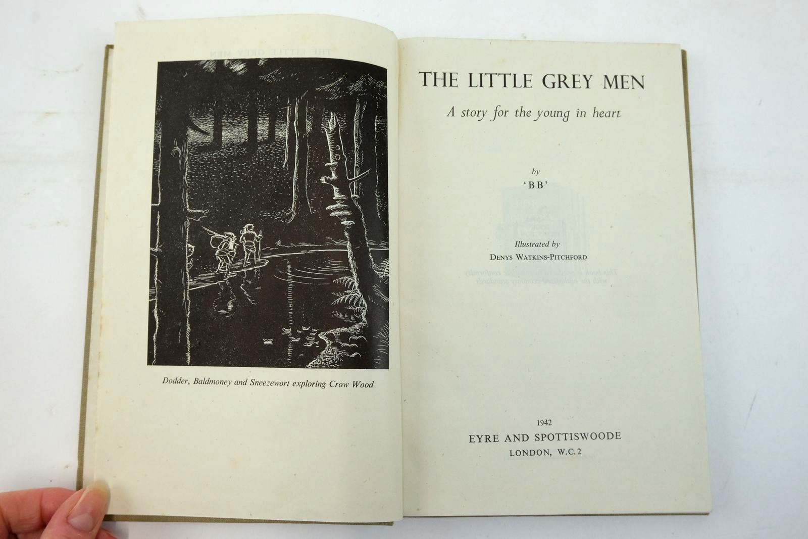 Photo of THE LITTLE GREY MEN written by BB,  illustrated by BB,  published by Eyre & Spottiswoode (STOCK CODE: 2137444)  for sale by Stella & Rose's Books