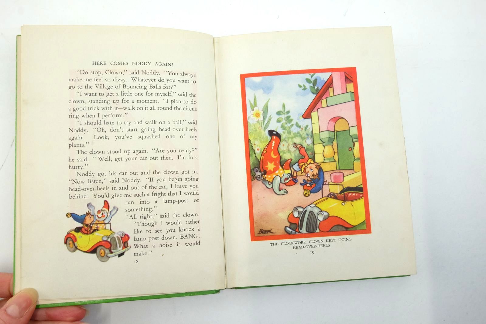 Photo of HERE COMES NODDY AGAIN! written by Blyton, Enid illustrated by Beek,  published by Sampson Low, Marston & Co. Ltd. (STOCK CODE: 2137493)  for sale by Stella & Rose's Books