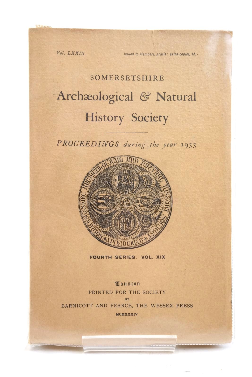 Photo of SOMERSETSHIRE ARCHAEOLOGICAL & NATURAL HISTORY SOCIETY VOL LXXIX- Stock Number: 2137655