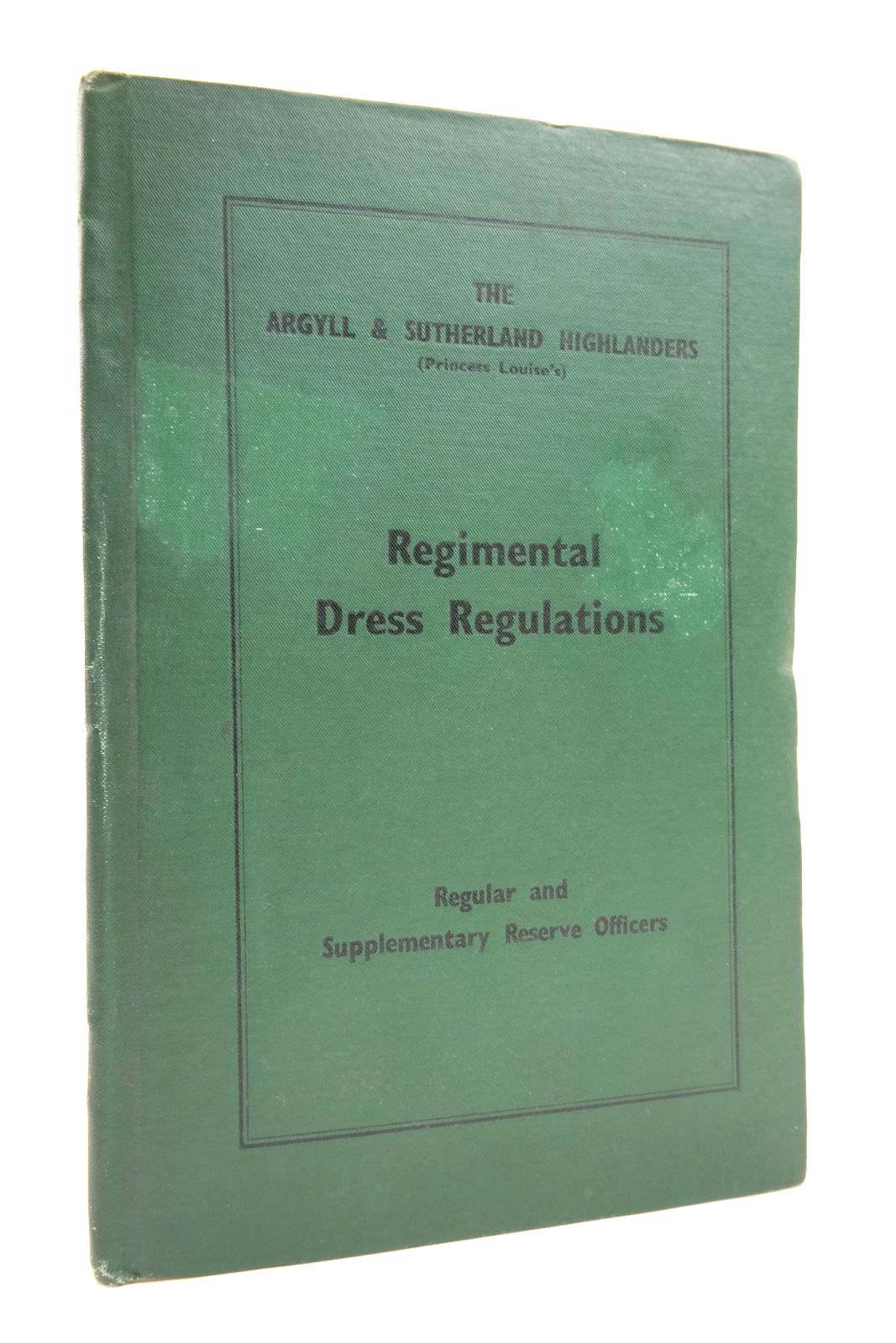 Photo of REGIMENTAL DRESS REGULATIONS written by Ritchie, A Macd. Greenfield, H.R.H. (STOCK CODE: 2137682)  for sale by Stella & Rose's Books
