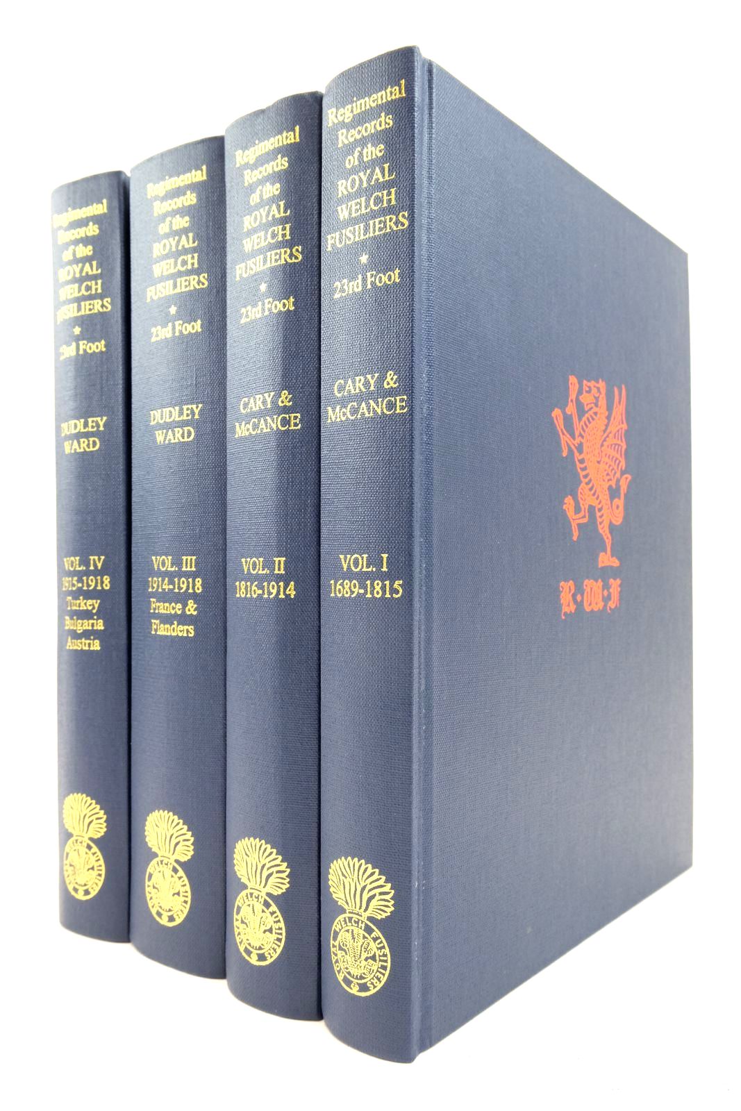Photo of REGIMENTAL RECORDS OF THE ROYAL WELCH FUSILIERS (FORMERLY 23RD FOOT) (4 VOLUMES) written by Cary, A.D.L. McCance, Stouppe published by The Royal Welch Fusiliers (STOCK CODE: 2137725)  for sale by Stella & Rose's Books