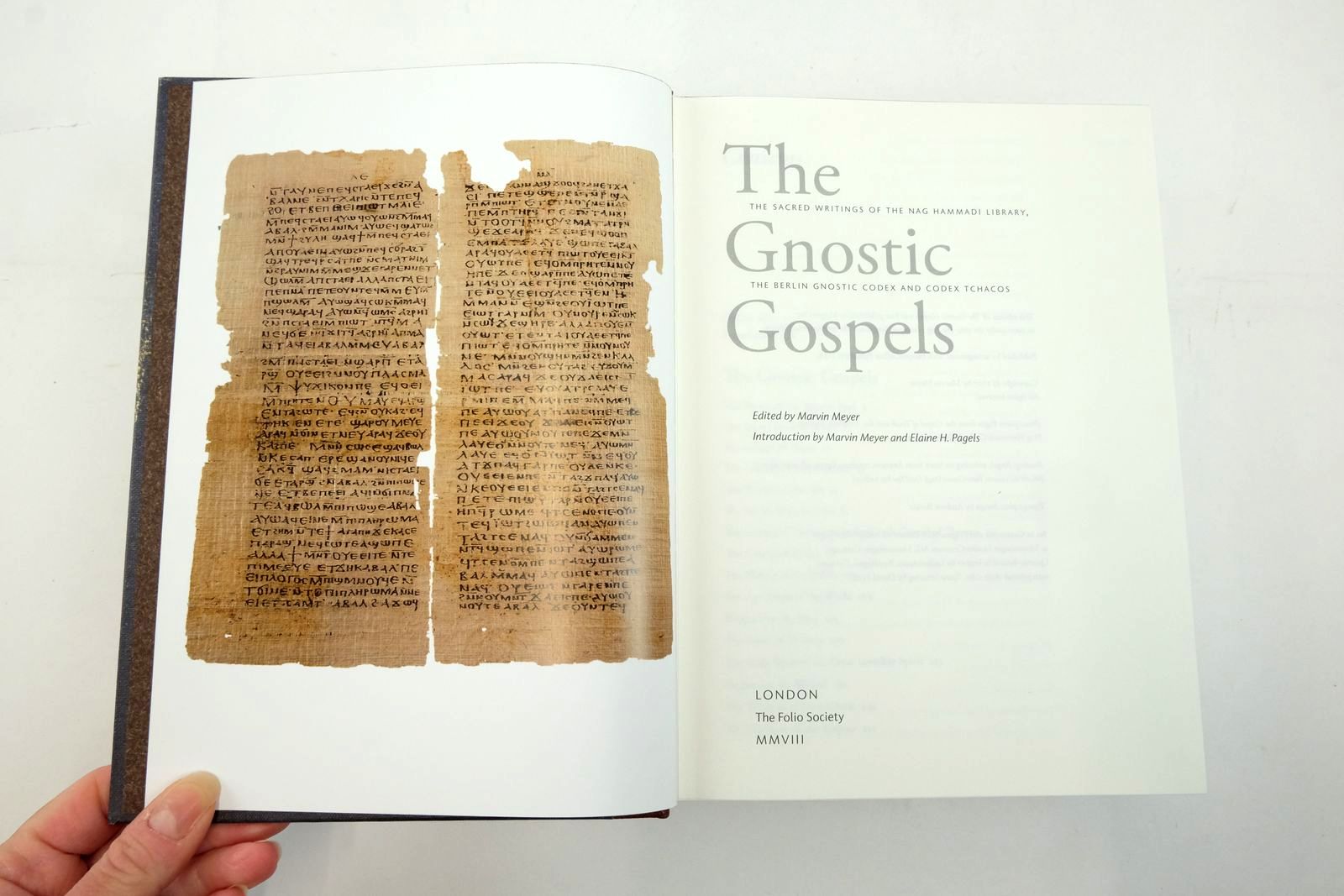 Photo of THE GNOSTIC GOSPELS written by Meyer, Marvin published by Folio Society (STOCK CODE: 2137846)  for sale by Stella & Rose's Books