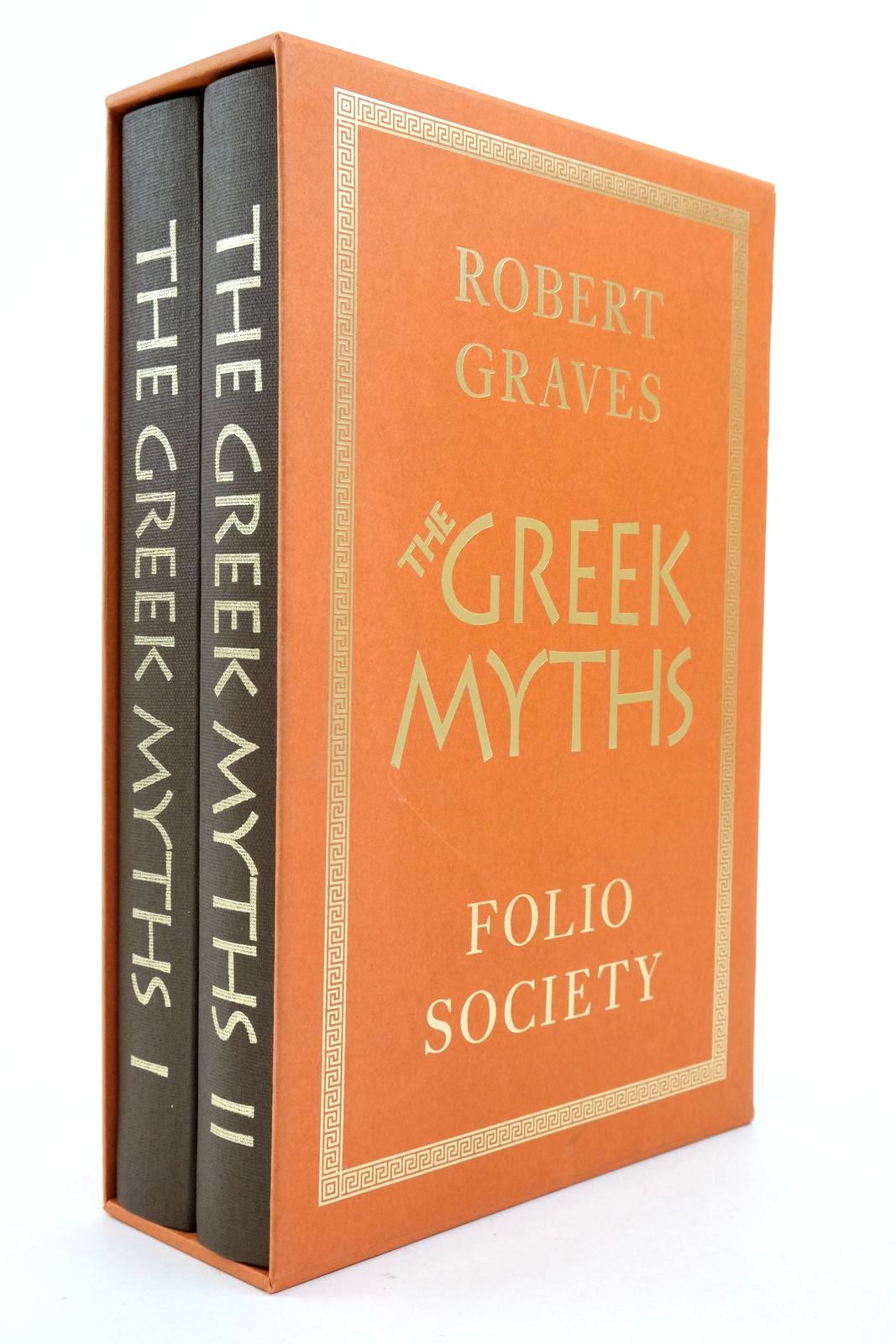 Photo of THE GREEK MYTHS (2 VOLUMES) written by Graves, Robert McLeish, Kenneth illustrated by Baker, Grahame published by Folio Society (STOCK CODE: 2137857)  for sale by Stella & Rose's Books