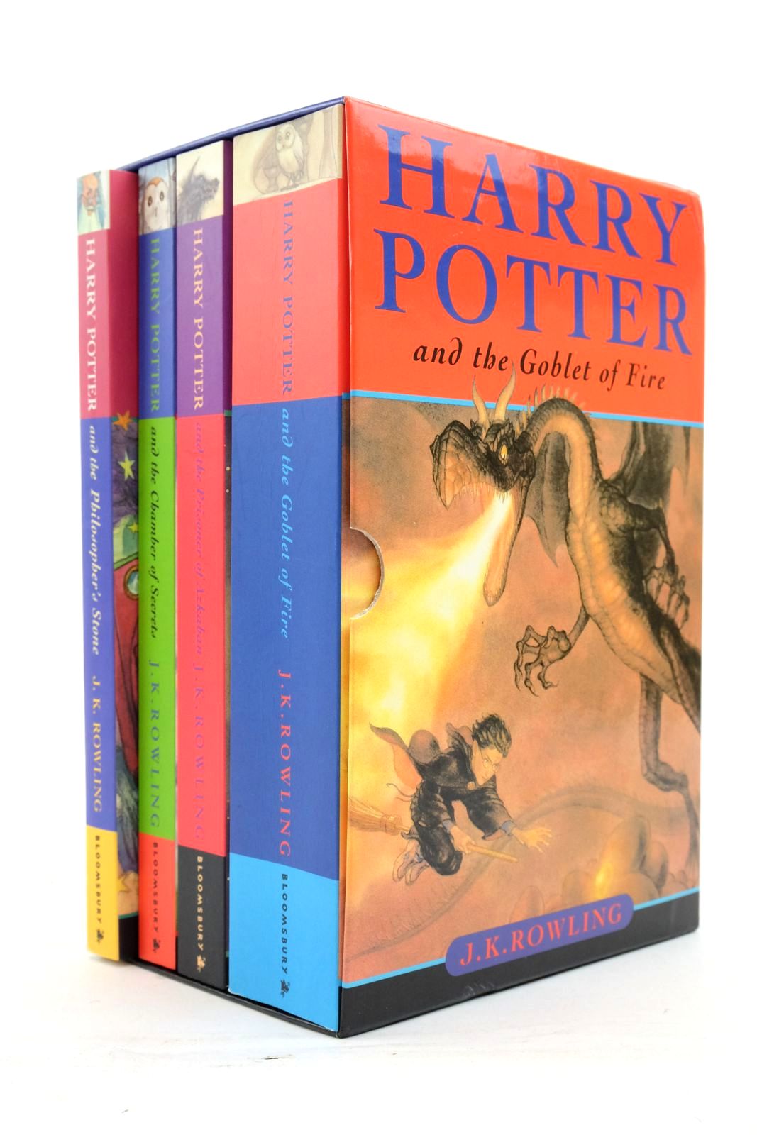Photo of THE HARRY POTTER BOXED SET (4 VOLUMES) written by Rowling, J.K. published by Bloomsbury (STOCK CODE: 2137987)  for sale by Stella & Rose's Books