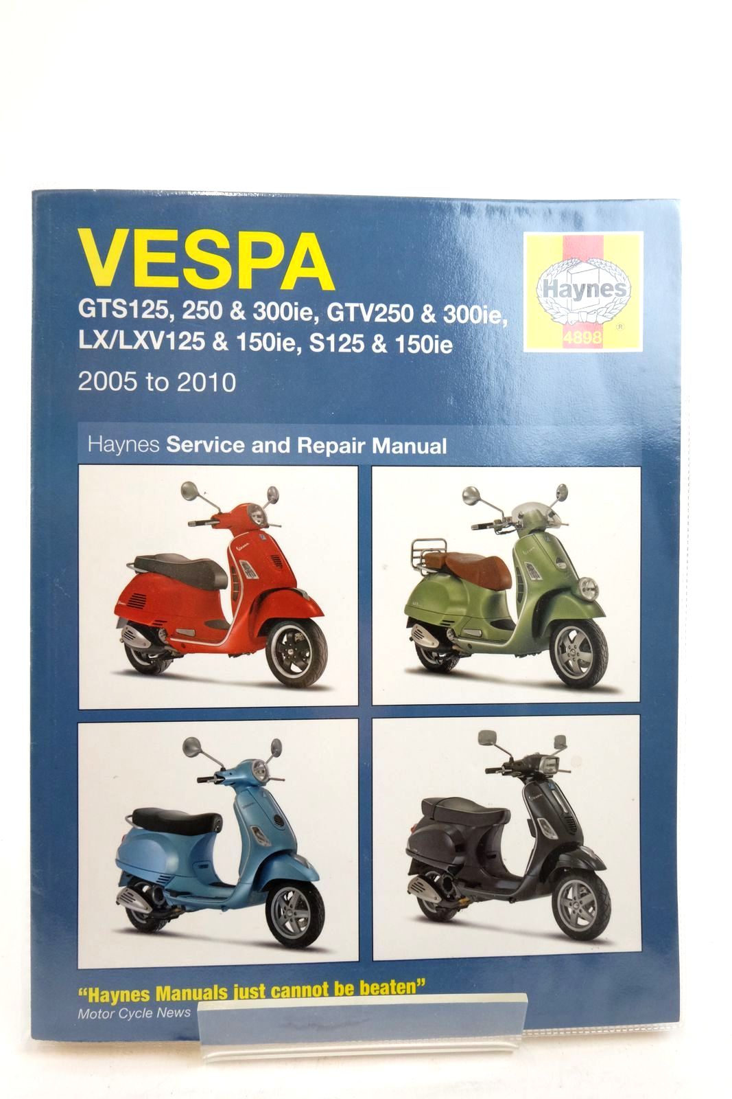 Photo of VESPA SCOOTERS SERVICE AND REPAIR MANUAL- Stock Number: 2138012
