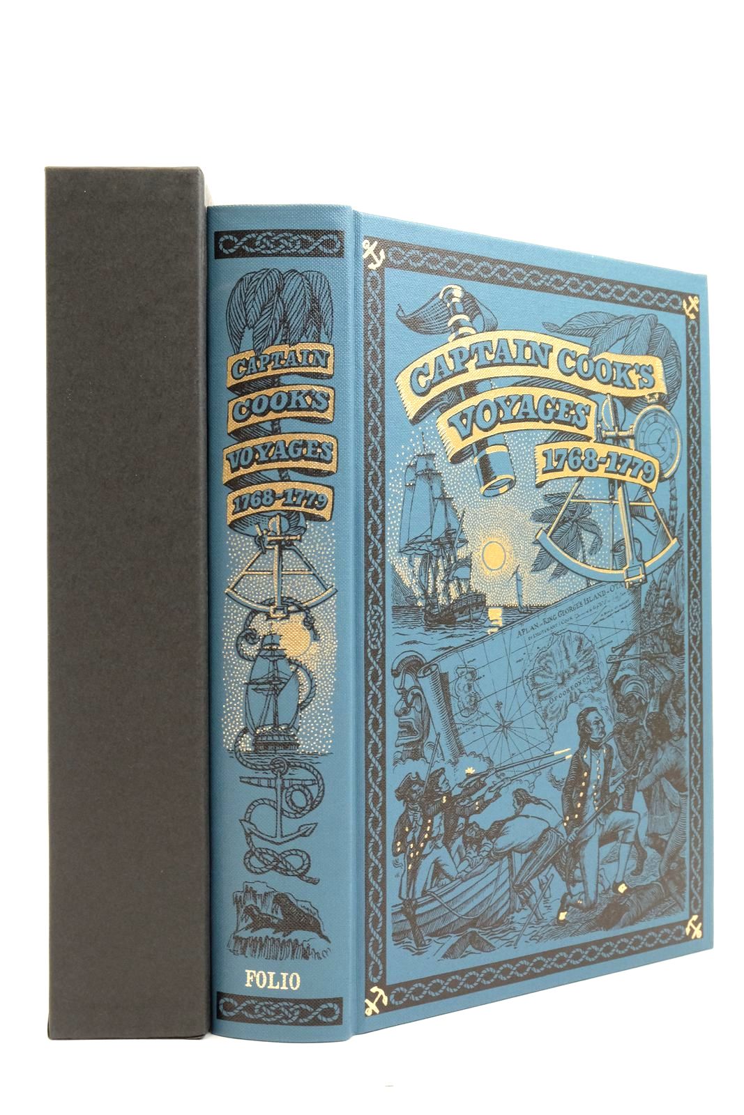 Photo of CAPTAIN COOK'S VOYAGES 1768-1779 written by Cook, Captain Williams, Glyndwr published by Folio Society (STOCK CODE: 2138178)  for sale by Stella & Rose's Books