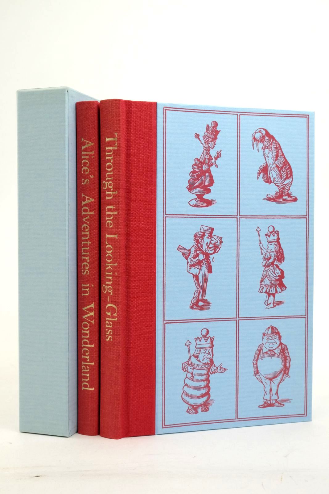 Photo of ALICE'S ADVENTURES IN WONDERLAND AND THROUGH THE LOOKING GLASS (TWO VOLUMES) written by Carroll, Lewis illustrated by Tenniel, John published by Folio Society (STOCK CODE: 2138294)  for sale by Stella & Rose's Books
