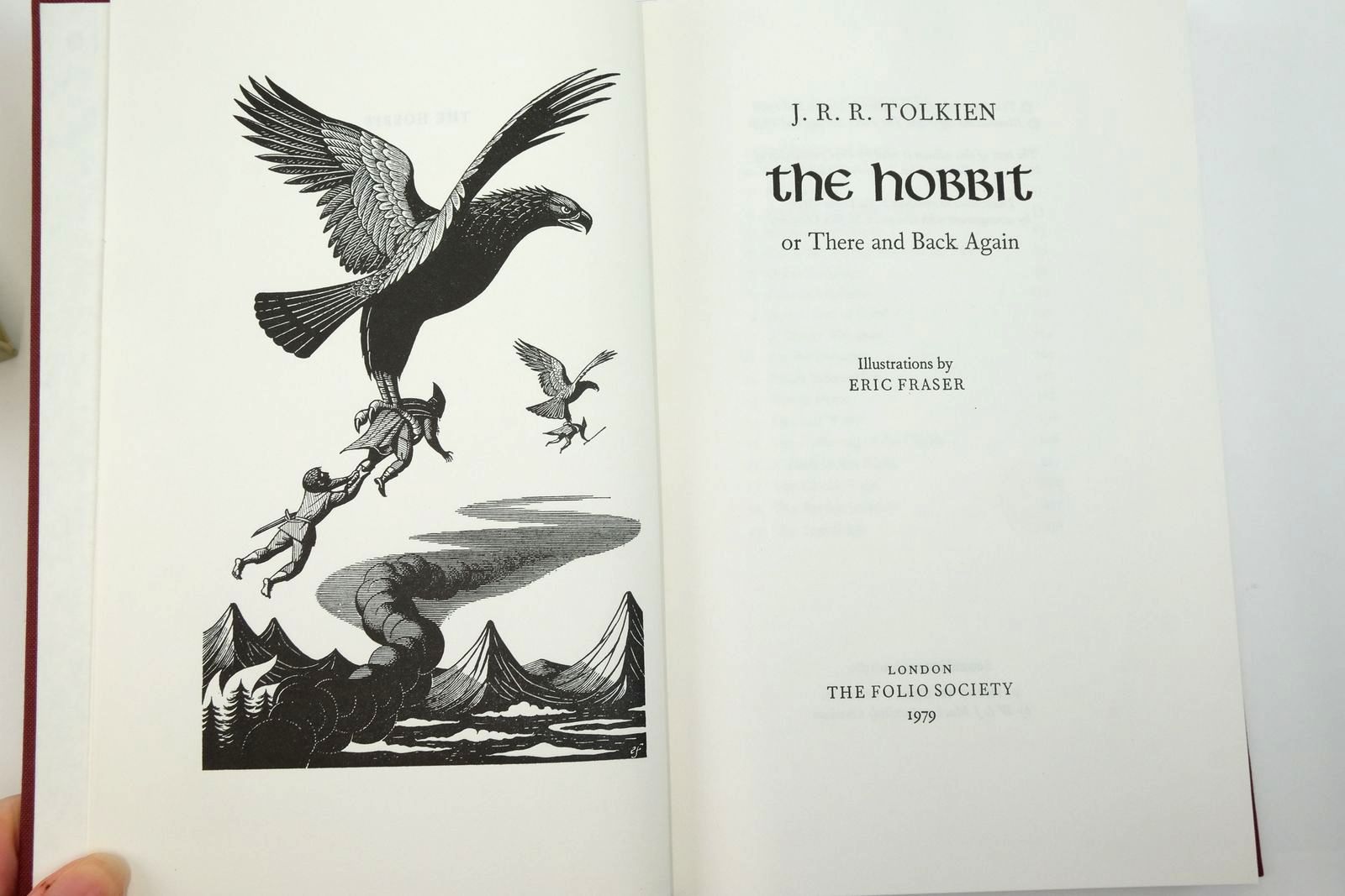 Photo of THE HOBBIT OR THERE AND BACK AGAIN written by Tolkien, J.R.R. illustrated by Fraser, Eric published by Folio Society (STOCK CODE: 2138401)  for sale by Stella & Rose's Books