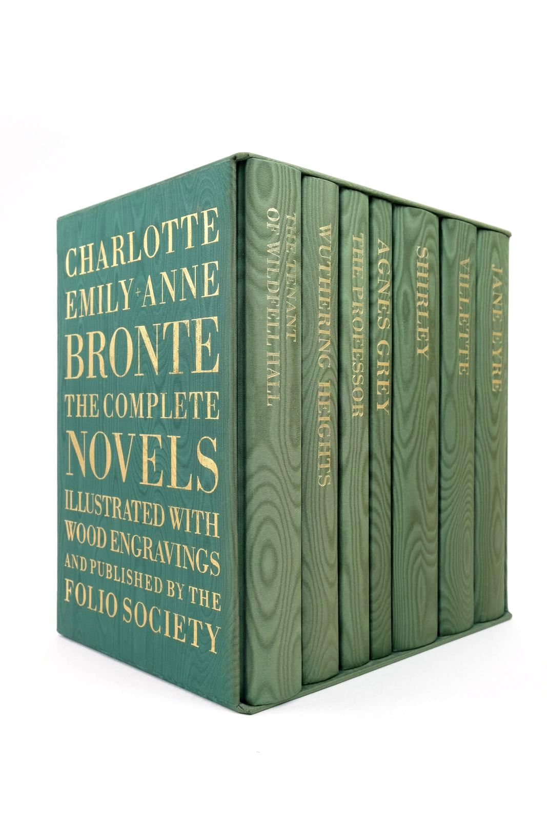 Photo of CHARLOTTE, EMILY & ANNE BRONTE THE COMPLETE NOVELS (7 VOLUMES) written by Bronte, Charlotte
Bronte, Emily
Bronte, Anne illustrated by Forster, Peter
Brockway, Harry
Stephens, Ian
et al.,  published by Folio Society (STOCK CODE: 2138404)  for sale by Stella & Rose's Books