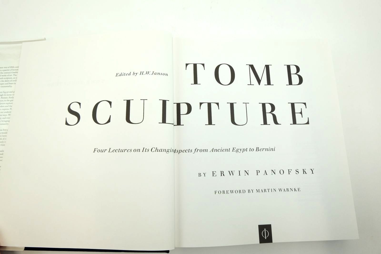 Photo of TOMB SCULPTURE: FOUR LECTURES ON ITS CHANGING ASPECTS FROM ANCIENT EGYPT TO BERNINI written by Panofsky, Erwin
Warnke, Martin published by Phaidon Press Limited (STOCK CODE: 2138948)  for sale by Stella & Rose's Books