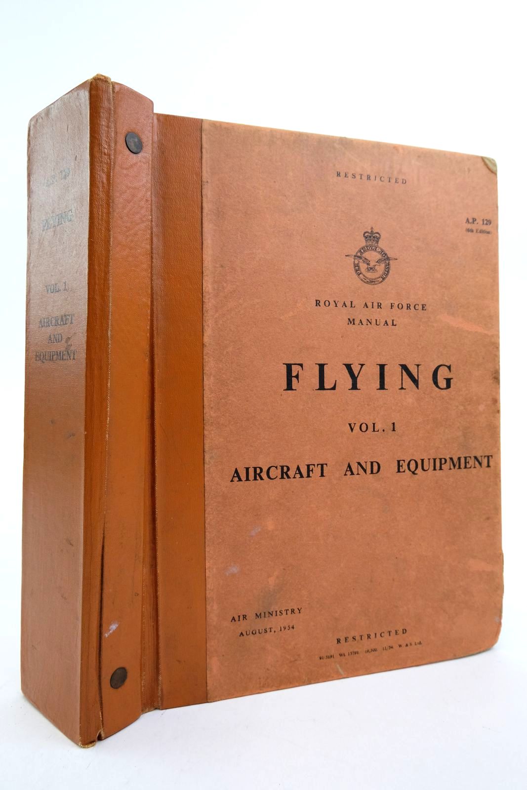 Photo of ROYAL AIR FORCE MANUAL FLYING VOL. 1 AIRCRAFT OPERATION- Stock Number: 2139023
