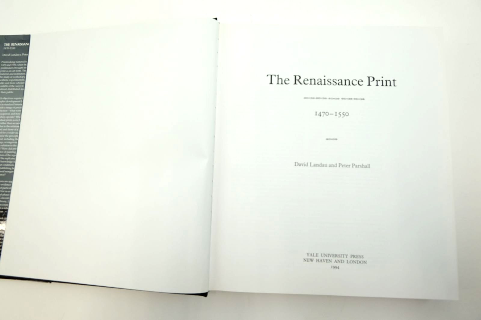 Photo of THE RENAISSANCE PRINT 1470-1550 written by Landau, David
Parshall, Peter published by Yale University Press (STOCK CODE: 2139071)  for sale by Stella & Rose's Books
