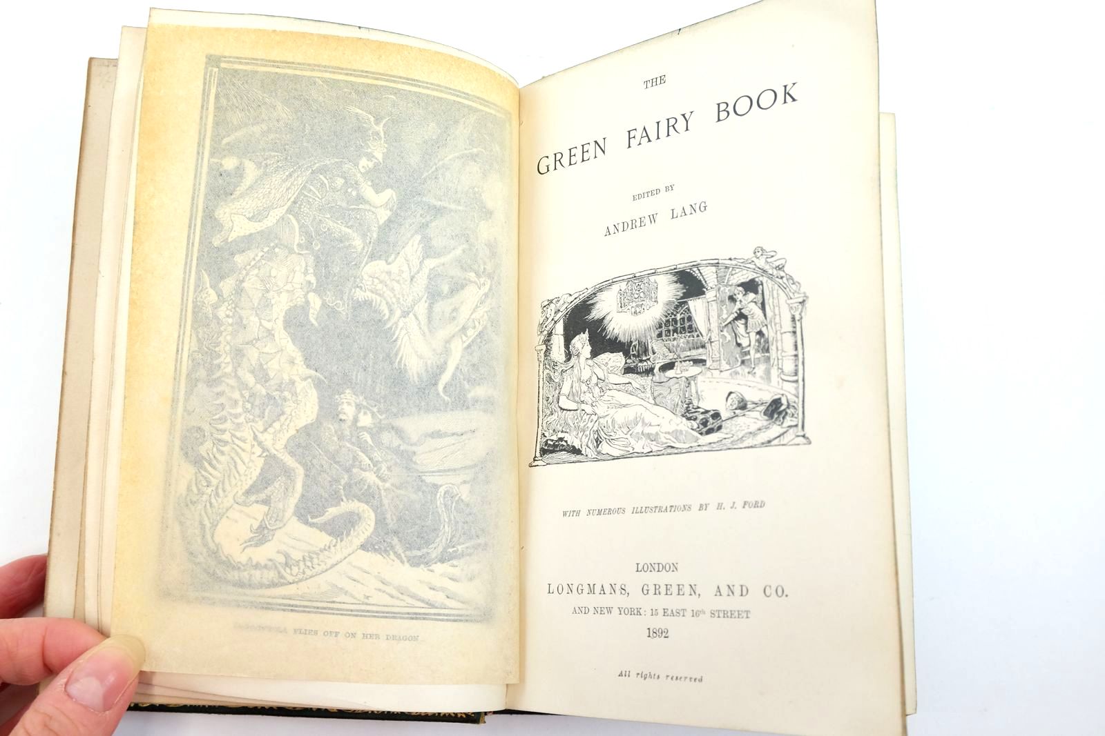 Photo of THE GREEN FAIRY BOOK written by Lang, Andrew illustrated by Ford, H.J. published by Longmans, Green & Co. (STOCK CODE: 2139414)  for sale by Stella & Rose's Books