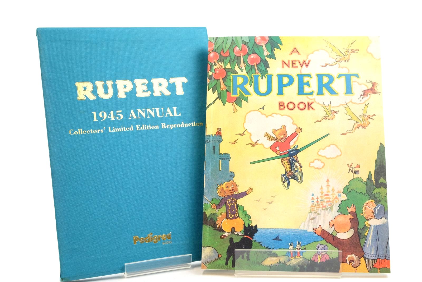 Photo of RUPERT ANNUAL 1945 (FACSIMILE) - A NEW RUPERT BOOK written by Bestall, Alfred illustrated by Bestall, Alfred published by Pedigree Books Limited (STOCK CODE: 2139423)  for sale by Stella & Rose's Books