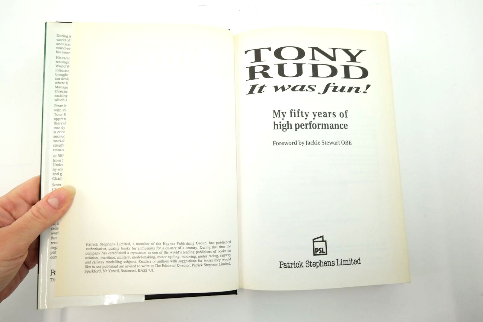 Photo of IT WAS FUN! written by Rudd, Tony published by Patrick Stephens Limited (STOCK CODE: 2139513)  for sale by Stella & Rose's Books