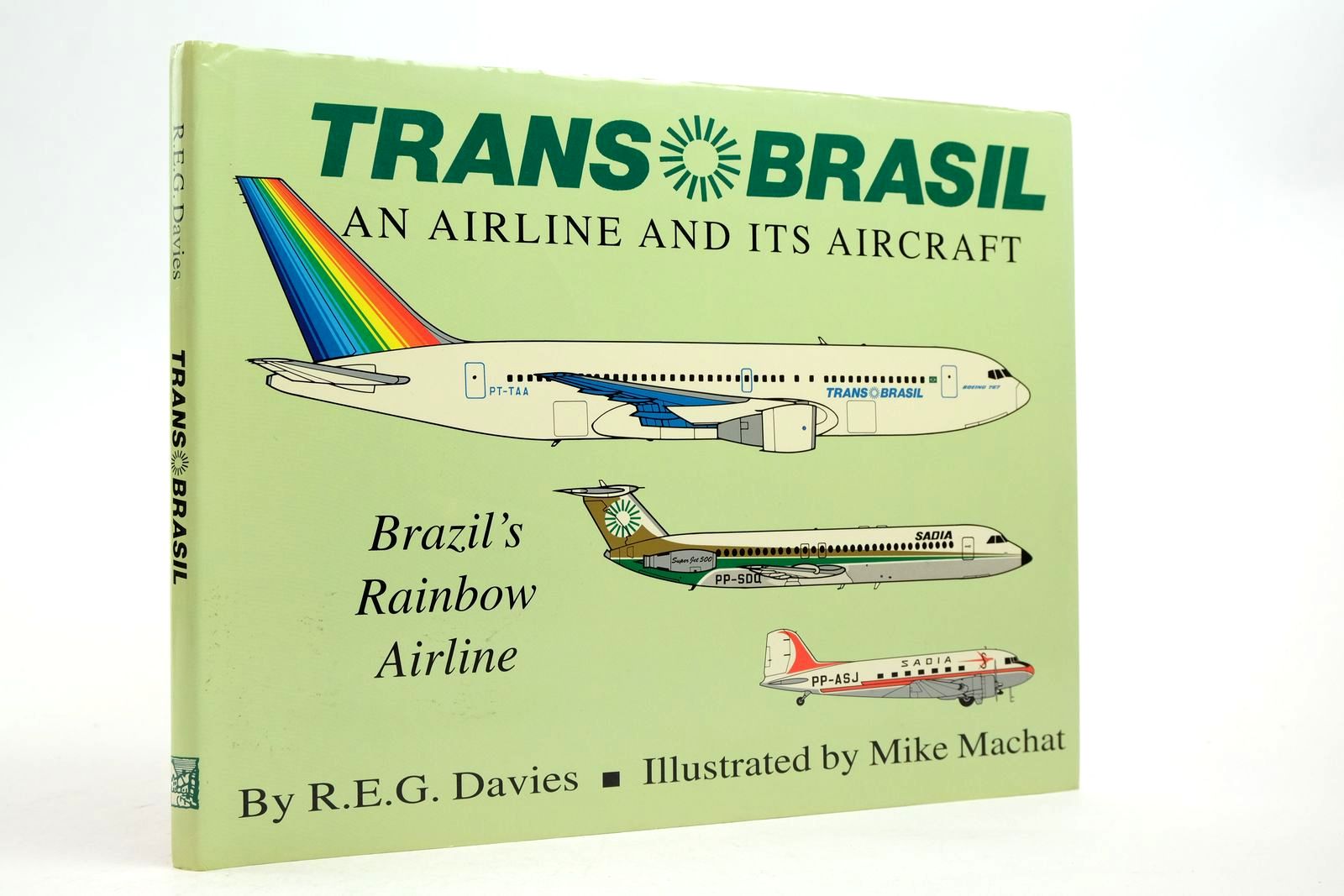 Photo of TRANS BRASIL: AN AIRLINE AND ITS AIRCRAFT written by Davies, R.E.G. illustrated by Machat, Mike published by Paladwr Press (STOCK CODE: 2139589)  for sale by Stella & Rose's Books